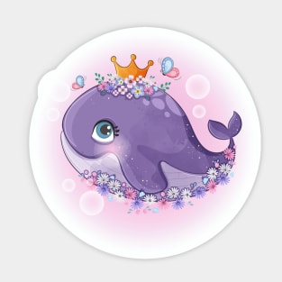 cute baby whale Sticker